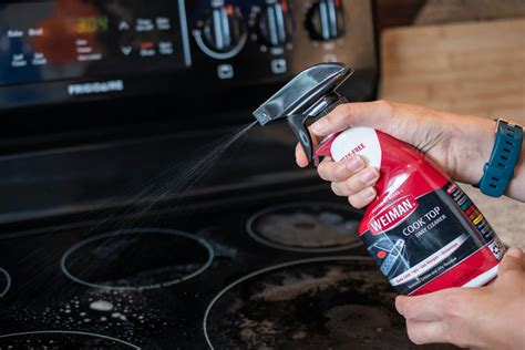 Magic glass cooktop cleaner